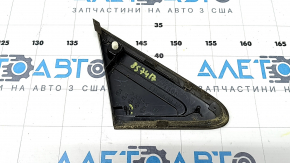 Треугольник заглушка стойки передний левый Lexus RX300 RX330 RX350 RX400h 04-08 черный глянец, надломано крепление