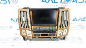 Monitor, afișaj, navigație Lexus RX400h 06-07 SUA, cu deflectoare, cu folie tip lemn, zgârieturi