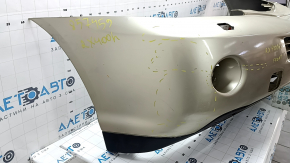 Бампер передний голый Lexus RX400h 06-08 под омыватель фар, золотистый, царапины, надломаны решетки, трещины в креплениях, вмятины