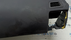 Торпедо передняя панель без AIRBAG Lexus RX400h 06-08 черная, потрескано, потерто, царапины