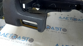 Торпедо передняя панель без AIRBAG Lexus RX400h 06-08 черная, потрескано, потерто, царапины