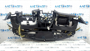 Торпедо передняя панель без AIRBAG Lexus RX400h 06-08 черная, потрескано, потерто, царапины