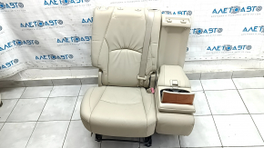 Заднее сиденье правое Lexus RX300 RX330 RX350 RX400h 04-09 кожа беж, с ремнем, с подлокотником, под химчистку, замято