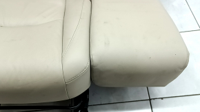 Заднее сиденье правое Lexus RX300 RX330 RX350 RX400h 04-09 кожа беж, с ремнем, с подлокотником, под химчистку, замято