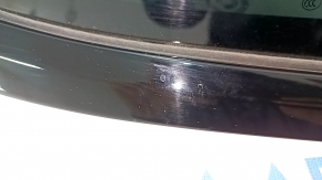 Форточка глухое стекло задняя правая Tesla Model X 22-26 черный глянец, песок на молдинге