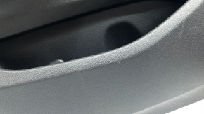Ornamente ușă, spate stânga, BMW X3 F25 11-17, negru, inserție din piele elfenbein-weiss cu cusături roșii, fără perdea, zgârieturi, necesită curățare