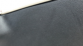 Ornamente ușă, spate stânga, BMW X3 F25 11-17, negru, inserție din piele elfenbein-weiss cu cusături roșii, fără perdea, zgârieturi, necesită curățare