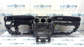 Торпедо передняя панель с AIRBAG Ford Mustang mk6 21-23 черная, ржавый пирапатрон