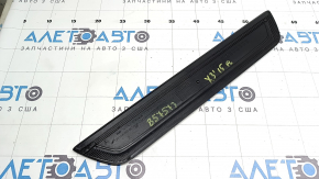 Ornament prag ușă stânga față exterioară pentru BMW X3 F25 11-17, negru cu inserție cromată, M-Sport, zgârieturi pe crom