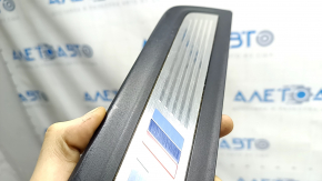 Ornament prag ușă stânga față exterioară pentru BMW X3 F25 11-17, negru cu inserție cromată, M-Sport, zgârieturi pe crom