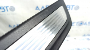 Prag exterior negru pentru BMW X3 F25 11-17 cu inserție cromată, M-Sport, zgârieturi pe crom