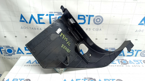 Ornamente montan față stânga jos negru pentru BMW X3 F25 11-17 cu capace și zgârieturi