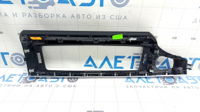 Накладка передней панели центральная BMW X3 F25 15-17 черный глянец с хром, царапины