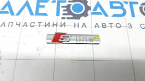 Эмблема надпись S-Line крыла передняя левая Audi A6 C8 19-25