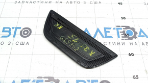 Prag exterior spate negru pentru BMW X3 F25 11-17 cu inserție cromată, M-Sport, zgârieturi pe crom