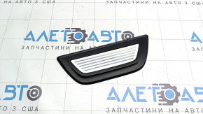 Накладка порога внешняя задняя левая BMW X3 F25 11-17 черная с хром вставкой, M-Sport, царапины на хроме