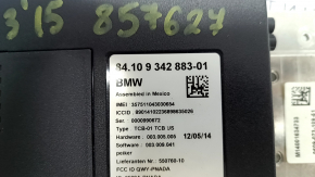 Telematics Bluetooth Communications Control Module BMW X3 F25 11-17