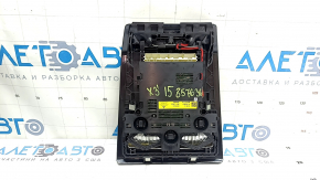 Плафон освещения передний BMW X3 F25 15-17 под панораму с кнопкой SOS, черный, царапины на стекле)