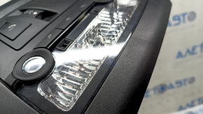 Плафон освещения передний BMW X3 F25 15-17 под панораму с кнопкой SOS, черный, царапины на стекле)