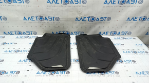 Комплект ковриков салона резина BMW X3 F25 15-17 черная, потерты