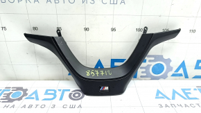Накладка руля BMW X3 F25 11-17 M-Sport, черная, царапины