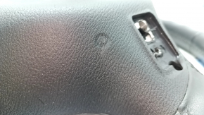 Volan BMW X3 F25 11-17, piele neagră, padele încălzite pentru schimbarea vitezelor, sport, tăieturi