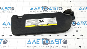 Козырек левый Audi A6 C8 19-23 под подсветку, черный, без крючка, под химчистку, трещина