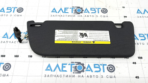 Козырек правый Audi A6 C8 19-23 под подсветку, черный, без крючка, под химчистку