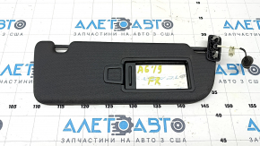 Козырек правый Audi A6 C8 19-23 под подсветку, черный, без крючка, под химчистку
