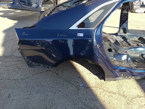 Четверть крыло задняя правая Lincoln MKZ 13-20 на кузове, синяя, вмятинки, тычки