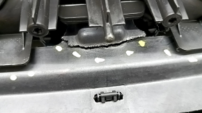 Panou de bord negru Lincoln MKZ 13-20 fără airbag, inserții cu aspect de lemn, cadru spart
