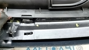Panou de bord negru Lincoln MKZ 13-20 fără airbag, inserții cu aspect de lemn, cadru spart