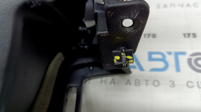Panou de bord negru Lincoln MKZ 13-20 fără airbag, inserții cu aspect de lemn, cadru spart