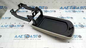 Подлокотник BMW X3 F25 15-17 кожа elfenbein-weiss с красной строчкой, под химчистку