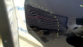 Дверь голая задняя правая BMW X3 F25 11-17 черный 416, замята, царапины, крашена 0.25-0.30