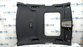 Обшивка потолка Audi A6 C8 19-23 под панораму, черная, под чистку, залом