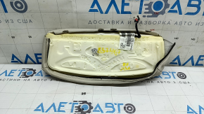 Suport genunchi pentru scaunul pasagerului BMW X3 F25 11-17, piele Elfenbein-weiss cu cusături roșii, sport, curățabil chimic
