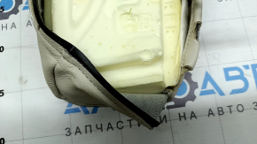 Suport genunchi pentru scaunul pasagerului BMW X3 F25 11-17, piele Elfenbein-weiss cu cusături roșii, sport, curățabil chimic