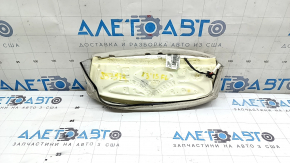 Коленная подпорка водительского сиденья BMW X3 F25 11-17 кожа elfenbein-weiss с красной строчкой, Sport, подогрев, под химчистку, надрыв кожа