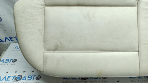 Подушка заднего ряда сидений 2 ряд BMW X3 F25 11-17 кожа elfenbein-weiss с красной строчкой, Sport, подогрев, под химчистку, сломано крепление