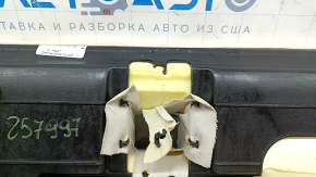 Подушка заднего ряда сидений 2 ряд BMW X3 F25 11-17 кожа elfenbein-weiss с красной строчкой, Sport, подогрев, под химчистку, сломано крепление