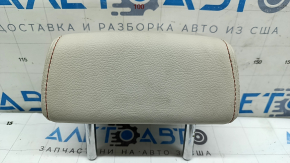 Подголовник 2 ряда центральный BMW X3 F25 11-17 кожа elfenbein-weiss с красной строчкой, Sport, под химчистку