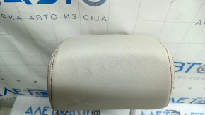 Tetieră banchetă spate dreapta BMW X3 F25 11-17, piele elfenbein-weiss cu cusături roșii, Sport