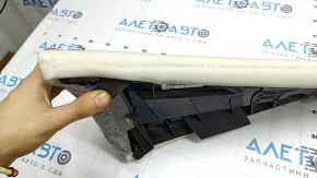 Panou lateral banchetă spate stânga pentru BMW X3 F25 11-17, piele Elfenbein-weiss, curățabil chimic