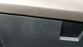 Ornamente ușă față dreapta complete Audi A6 C8 19-21 gri închis pentru cortină și memorie, inserție Alcantara neagră, cotieră piele maro, partea superioară piele gri închis, ornament cromat cu ilumina