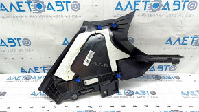 Обшивка арки правая BMW X3 F25 11-17 верхняя черная, царапины