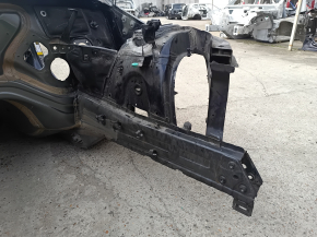 Четверть передняя левая BMW X3 F25 11-17 с ресничкой, на кузове, черная