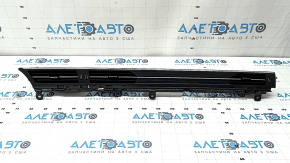 Ornament panou față dreapta cu deflectoare pentru Audi A6 C8 19-25, negru, climatizare cu 4 zone