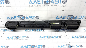 Накладка передней панели с дефлекторами правая Audi A6 C8 19-25 черная под 4 zone ac