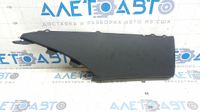 Ornament montant spate în spatele geamului stânga, Audi A6 C8 19-23, gri închis, uzat
